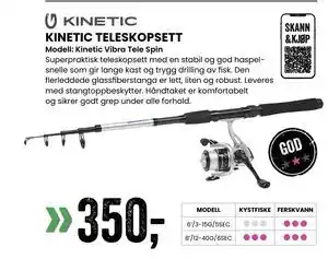 Sport Outlet KINETIC TELESKOPSETT tilbud