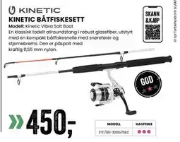 Sport Outlet KINETIC BÅTFISKESETT tilbud