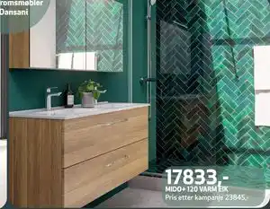 Flisekompaniet MIDO+ 120 VARM EIK tilbud