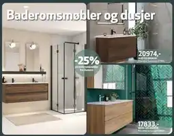 Flisekompaniet 25% på baderomsmøbler fra Dansani tilbud