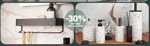 Flisekompaniet 30% på utvalgt baderomstilbehør tilbud
