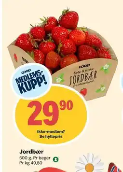 Coop Extra Jordbær tilbud