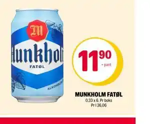 Coop Extra MUNKHOLM FATØL tilbud