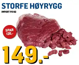 Price Lagerbutikk Storfe høyrygg tilbud