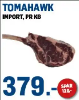 Price Lagerbutikk Tomahawk import tilbud