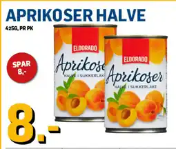 Price Lagerbutikk ELDORADO Aprikoser halve tilbud