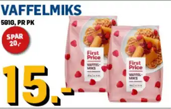 Price Lagerbutikk Vaffelmiks tilbud