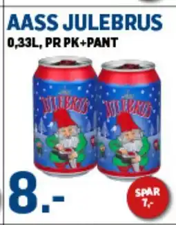 Price Lagerbutikk Aass julebrus tilbud