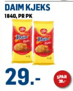 Price Lagerbutikk Daim kjeks tilbud