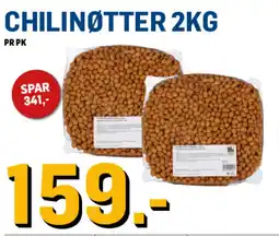Price Lagerbutikk Chilinøtter tilbud