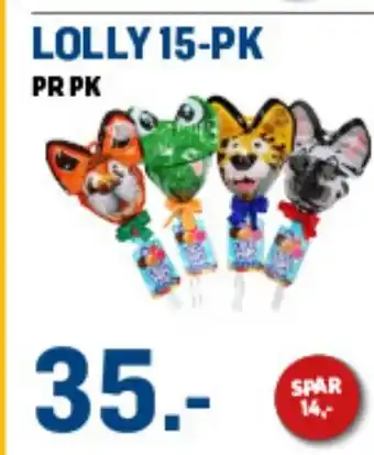Price Lagerbutikk Lolly 15-pk tilbud