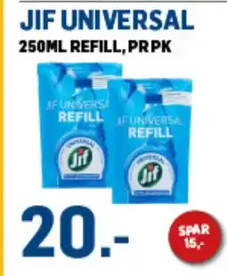 Price Lagerbutikk JIF universal tilbud