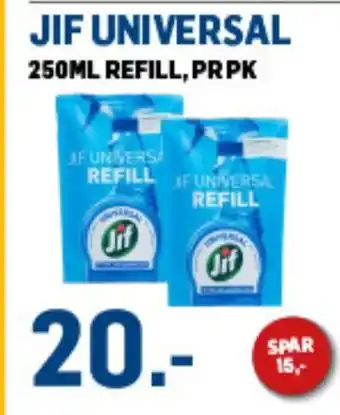 Price Lagerbutikk JIF universal tilbud