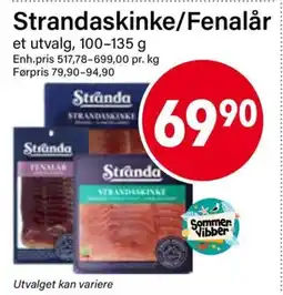 Nærbutikken STRANDA Strandaskinke/Fenalår tilbud
