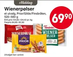 Nærbutikken Wienerpølser tilbud