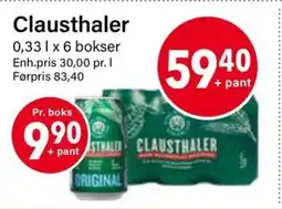 Nærbutikken Clausthaler tilbud