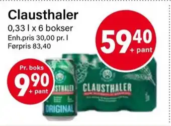 Nærbutikken Clausthaler tilbud