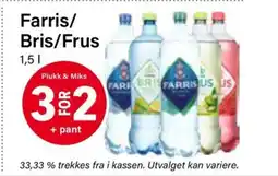 Nærbutikken Farris/ Bris/Frus tilbud