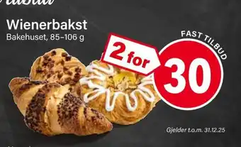 Nærbutikken BAKEHUSET Wienerbakst tilbud