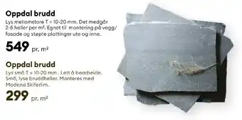 Modena Fliser Oppdal brudd tilbud