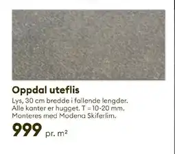 Modena Fliser Oppdal uteflis tilbud