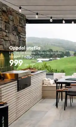 Modena Fliser Oppdal uteflis tilbud
