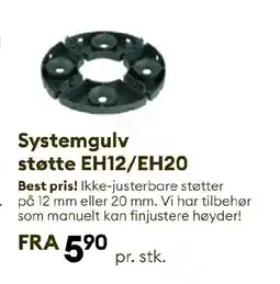 Modena Fliser Systemgulv støtte EH12/EH20 tilbud