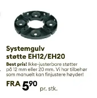 Modena Fliser Systemgulv støtte EH12/EH20 tilbud