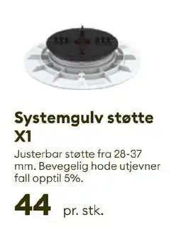 Modena Fliser Systemgulv støtte tilbud
