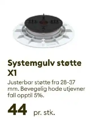Modena Fliser Systemgulv støtte tilbud