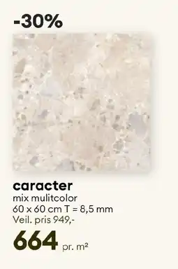 Modena Fliser caracter mix mulitcolor tilbud
