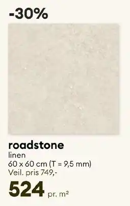 Modena Fliser roadstone linen tilbud