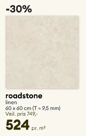 Modena Fliser roadstone linen tilbud
