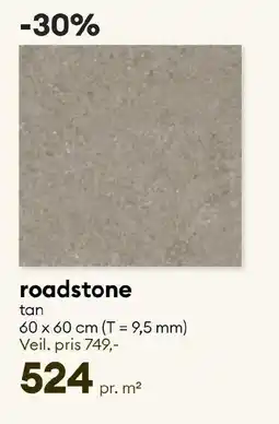 Modena Fliser roadstone tan tilbud
