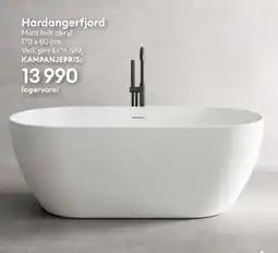 Modena Fliser Hardangerfjord Matt hvit akryl tilbud