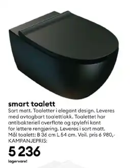 Modena Fliser SMART toalett tilbud