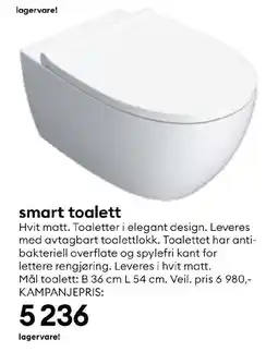 Modena Fliser SMART toalett tilbud