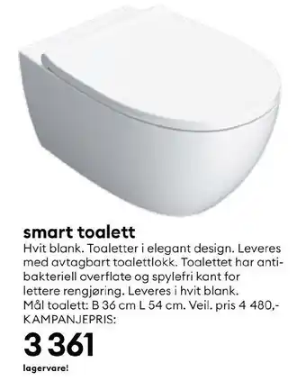 Modena Fliser SMART toalett tilbud