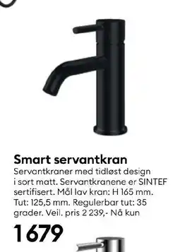 Modena Fliser SMART servantkran tilbud