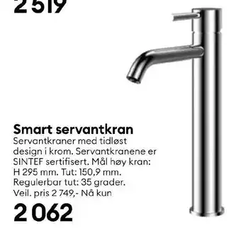 Modena Fliser SMART servantkran tilbud