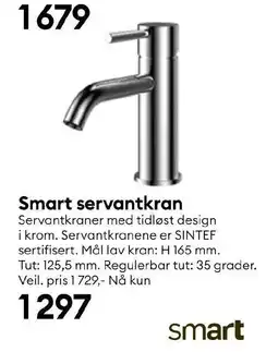 Modena Fliser SMART servantkran tilbud