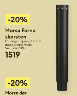 Modena Fliser Morsø Forno skorsten tilbud