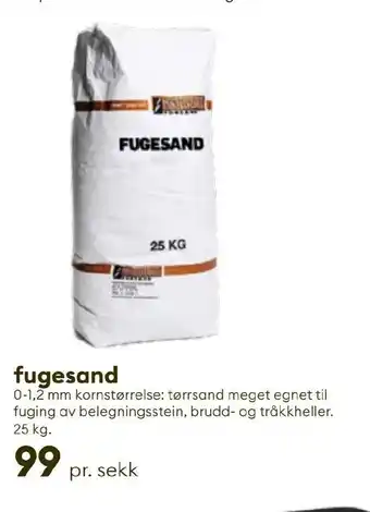 Modena Fliser fugesand tilbud