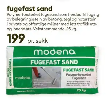 Modena Fliser MODENA fugefast sand tilbud