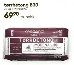 Modena Fliser tørrbetong B30 tilbud
