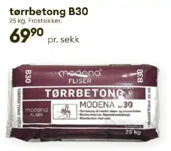 Modena Fliser tørrbetong B30 tilbud