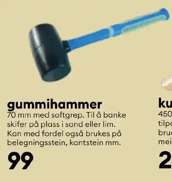 Modena Fliser gummihammer tilbud