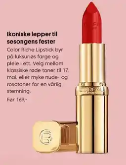 VITA Ikoniske lepper til sesongens fester tilbud