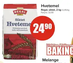 Spar REGAL Hvetemel tilbud