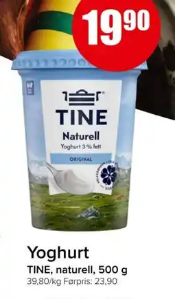 Spar TINE Yoghurt tilbud